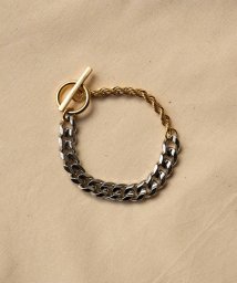 JUNRed(ジュンレッド)/ital. from JUNRed / gold combine bracelet thin/シルバー系（94）