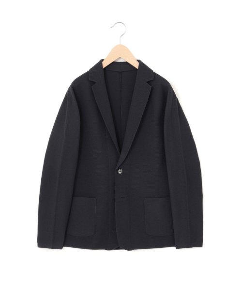 予約販売】トロッター ジャケット 変形タック編み ホールガーメント  