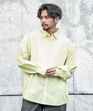 SB Select/NATURAL STORY T/Cブロードストライプレギュラーシャツ/505182008