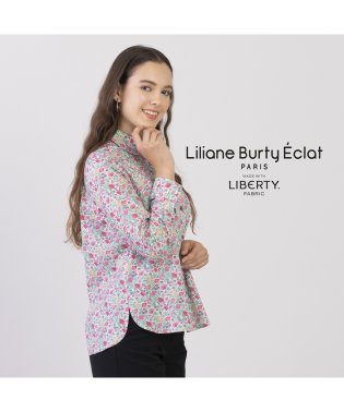 Liliane Burty ECLAT/【S・Mサイズ】リバティ　フローレンスプリントブラウス/505182057