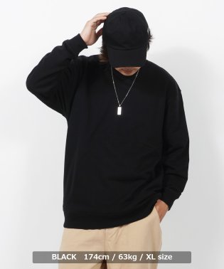 1111clothing/トレーナー 無地 メンズ スウェット レディース クルーネック プルオーバー ヘビーウェイト オーバーサイズ 大きいサイズ 韓国ファッション 春 秋 おしゃれ/505182071