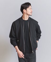 BEAUTY&YOUTH UNITED ARROWS(ビューティーアンドユース　ユナイテッドアローズ)/【WEB限定 WARDROBE SMART】ライト ツイル MA－1 ブルゾン/BLACK