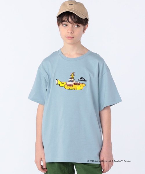 SHIPS KIDS(シップスキッズ)/SHIPS KIDS: 145～160cm /〈家族おそろい〉【THE BEATLES】TEE/ライトブルー