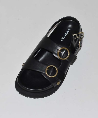 【LAROUTE】メタルパーツサンダル