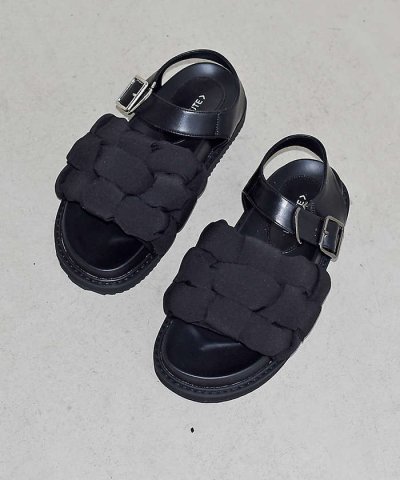 【LAROUTE】パフメッシュサンダル