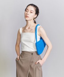 BEAUTY&YOUTH UNITED ARROWS(ビューティーアンドユース　ユナイテッドアローズ)/コットンブレンド ベア タンクトップ/WHITE