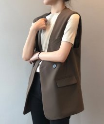 MAISON BREEZE/【MAISON BREEZE】ダブルボタンスタイリッシュベスト SCCH303/505176348