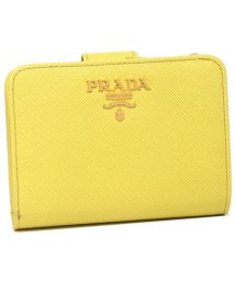 PRADA/プラダ 二つ折り財布 サフィアーノメタルオロ Sサイズ イエロー レディース PRADA 1ML018 QWA F0322/505180927