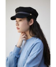 AZUL by moussy(アズールバイマウジー)/CONTRAST TWILL CASQUETTE/BLK