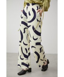 AZUL by moussy(アズールバイマウジー)/NATURE PATTERN WIDE PANTS/柄BEG5