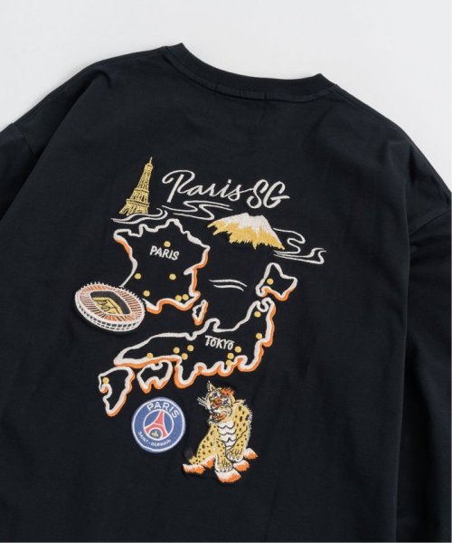 Paris Saint-Germain(Paris SaintGermain)/【Paris Saint－Germain】JAPAN刺繍 ロングスリーブ Tシャツ/ブラック