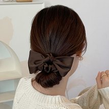 miniministore/蝶結びヘアゴム シュシュ サテン 3色/505183353