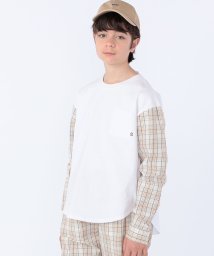 SHIPS KIDS/SHIPS KIDS:145～160cm / チェックシャツ コンビ カットソー/505183378