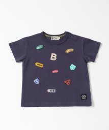 KP BOY/KPBOY(ケーピーボーイ)ロゴワッペン天竺半袖Tシャツ(80～90)/505087579