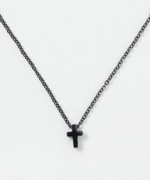 MAISON mou(メゾンムー)/【YArKA/ヤーカ】stainless mini cross top necklace[ct]/ステンレスミニクロスネックレス/ブラック