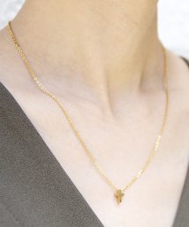 MAISON mou(メゾンムー)/【YArKA/ヤーカ】stainless mini cross top necklace[ct]/ステンレスミニクロスネックレス/ゴールド