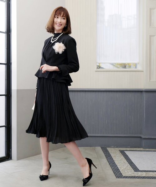 プリーツワンピースアンサンブルスーツ「SU868」(505167685) | ルイ  