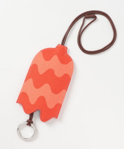 Marimekko(マリメッコ)/【marimekko】マリメッコ Lokki Keyhanger key chain キーチェーン91645/オレンジ