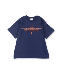 BRANSHES(ブランシェス)/【bコレ】グラフィック半袖Tシャツ/ネイビーブルー
