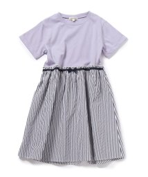 SHOO・LA・RUE(Kids) (シューラルーキッズ)/【110－140cm】アソートドッキングワンピース/ライトパープル（081）