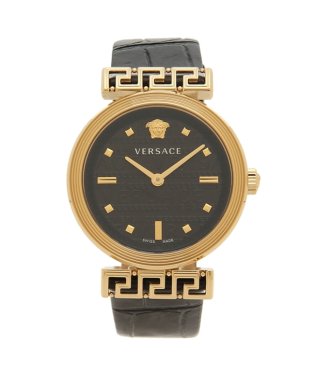 VERSACE/ヴェルサーチ 時計 レディース ミーアンダー 34mm クォーツ ブラック ブラック VERSACE VELW01122 レザー/505185763