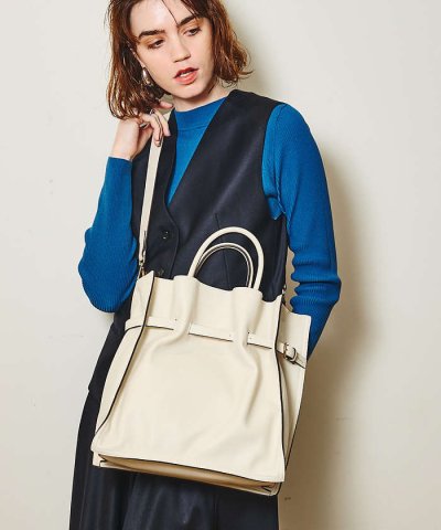 【TVドラマ使用商品】Swell/2WAYギャザーオープントートBAG L/A4