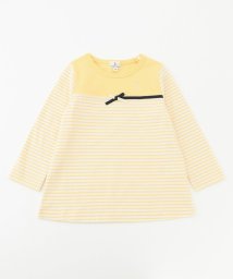 KUMIKYOKU KIDS(組曲KIDS)/【80－100cm】トリコボーダー Ｔシャツ/イエロー系1