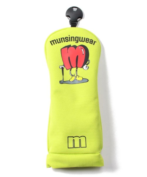 Munsingwear(マンシングウェア)/『ENVOY』キャラクタープリントユーティリティ用ヘッドカバー(ダイヤル式番手表示/3/4/5/7/X)/イエロー