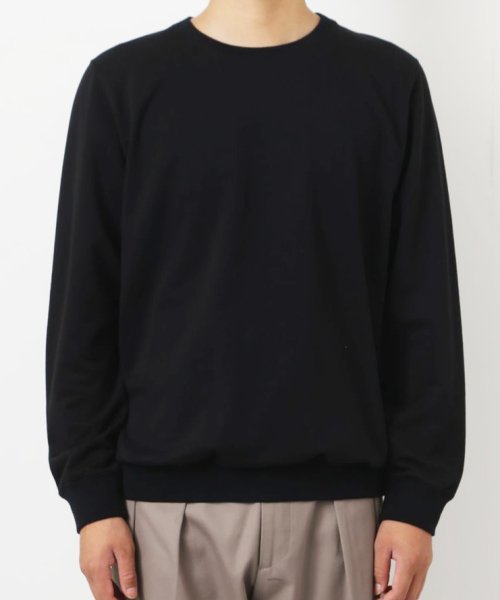 スビンギザコットン　クルーネックスエット 綿100％