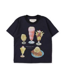 ゴートゥーハリウッド(ゴートゥーハリウッド)/ビンテージ天竺 SWEETS RIOT Tシャツ/ネイビー