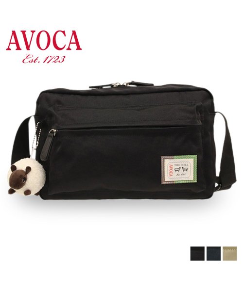 AVOCA(アヴォカ)/AVOCA アヴォカ ショルダーバッグ 小さめ 斜めがけ レディース 5L SHOULDER BAG ブラック ネイビー ベージュ 黒 AC－003/ブラック