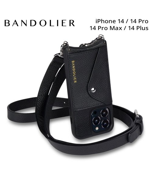 BANDOLIER バンドリヤー iPhone 14 14Pro iPhone 14 Pro Max iPhone 14 Plus スマホケース スマホショルダ iPhone Pro 1cm×ストラップ長さ：122cm 137cmiPhone BANDOLIER バンドリヤー 7cm×高さ：16 6cm×マチ：2 4cm×高さ：18cm×マチ：2