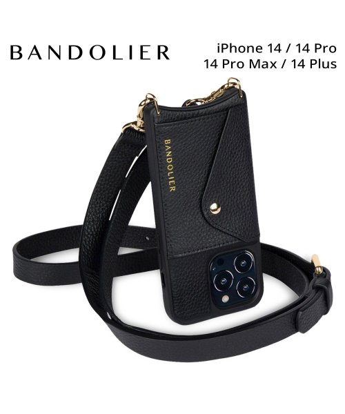 BANDOLIER バンドリヤー iPhone 14 14Pro iPhone 14 Pro Max iPhone 14 Plus スマホケース スマホショルダ iPhone Pro 1cm×ストラップ長さ：122cm 137cmiPhone BANDOLIER バンドリヤー 7cm×高さ：16 6cm×マチ：2 4cm×高さ：18cm×マチ：2