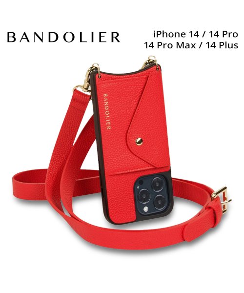 BANDOLIER バンドリヤー iPhone 14 14Pro iPhone 14 Pro Max iPhone 14 Plus スマホケース スマホショルダ iPhone Pro 1cm×ストラップ長さ：122cm 137cmiPhone BANDOLIER バンドリヤー 7cm×高さ：16 6cm×マチ：2 4cm×高さ：18cm×マチ：2