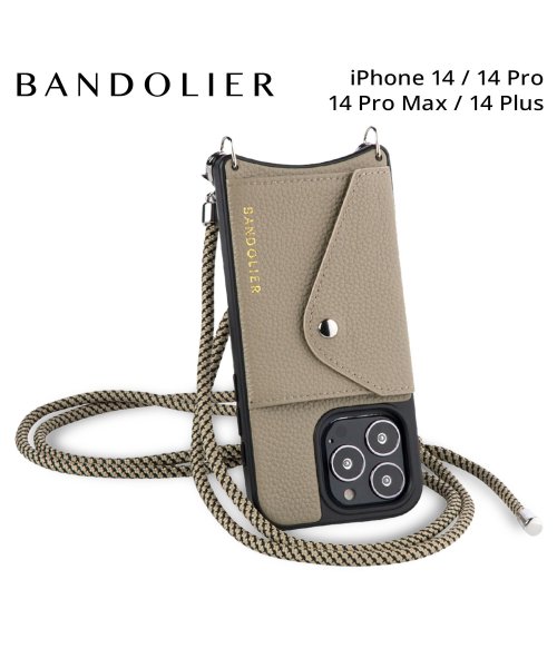 BANDOLIER バンドリヤー iPhone 14 14Pro iPhone 14 Pro Max iPhone 14 Plus スマホケース スマホショルダ iPhone Pro 1cm×ストラップ長さ：122cm 137cmiPhone BANDOLIER バンドリヤー 7cm×高さ：16 6cm×マチ：2 4cm×高さ：18cm×マチ：2