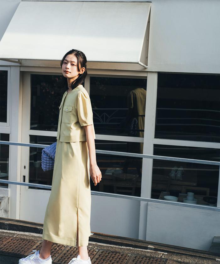 セール】|Oggi5月号掲載|<ステッチワークセットアップ>Iライン