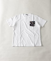 Nylaus(ナイラス)/レギュラーフィット アソートポケットプリント ショートスリーブTシャツ 半袖Tシャツ/ホワイト