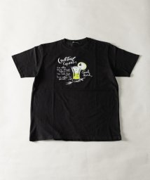 Nylaus(ナイラス)/レギュラーフィット アソートイラストプリント ショートスリーブTシャツ/ブラック系2