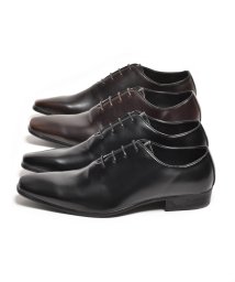 SVEC(シュベック)/ビジネスシューズ メンズ 革靴 おしゃれ ホールカット ワンピース ブランド MM/ONE エムエムワン 短靴 ドレスシューズ レースアップシューズ 紐靴/ブラック