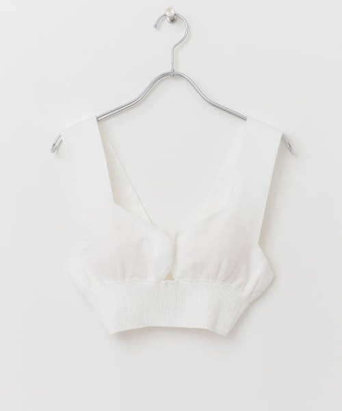 URBAN RESEARCH DOORS(アーバンリサーチドアーズ)/『WEB/一部店舗限定』unfil　organic cotton bra top/WHITE