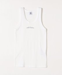 SHIPS any WOMEN(シップス　エニィ　ウィメン)/【SHIPS any別注】PETIT BATEAU:ロゴ  タンクトップ 23SS/ホワイト