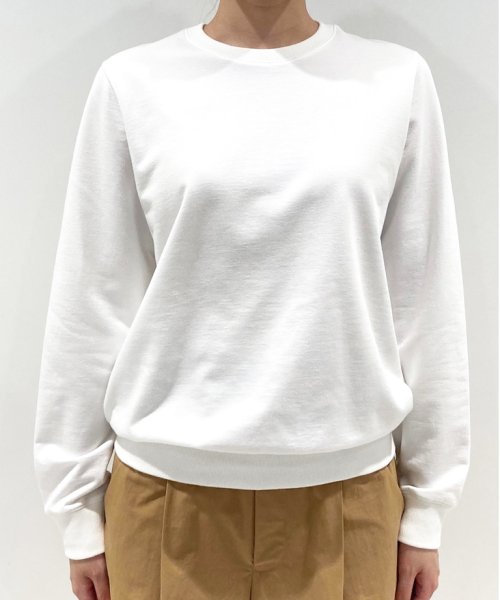 スビンギザコットン　クルーネックスエット 綿100％
