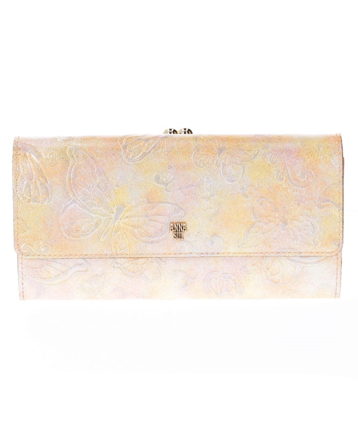 ANNASUI(バッグ) パピヨン 口金長財布 ピンク F ANNASUI(バッグ) パピヨン 口金長財布 ピンク F