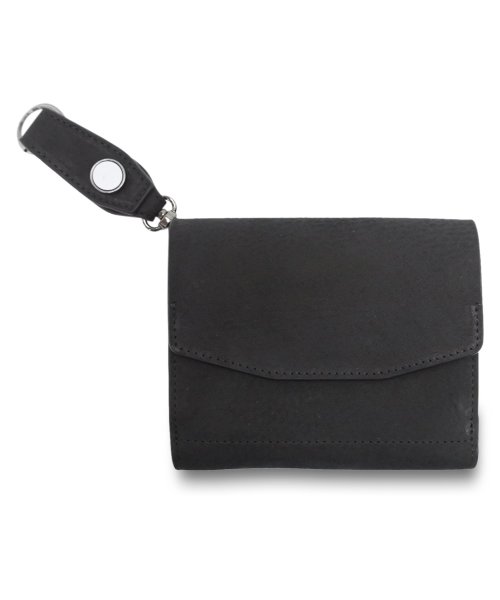 CIE シー 財布 二つ折り 小銭入れ コインケース フォウク ミドル ウォレット メンズ レディース 本革 FOLK MIDDLE WALLET ブラック グ