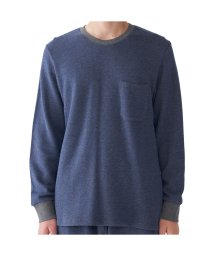 EPOCA UOMO(エポカ ウォモ)/エポカ ウォモ EPOCA UOMO Tシャツ 長袖 ロンT カットソー メンズ CREW NECK グレー ネイビー 0392－39/ネイビー