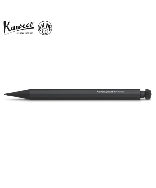 kaweco(カヴェコ)/カヴェコ kaweco スペシャル ペンシル シャーペン シャープペンシル 2.0mm プッシュ式 SPECIAL PUSH PENCIL ブラック 黒 PS－/ブラック