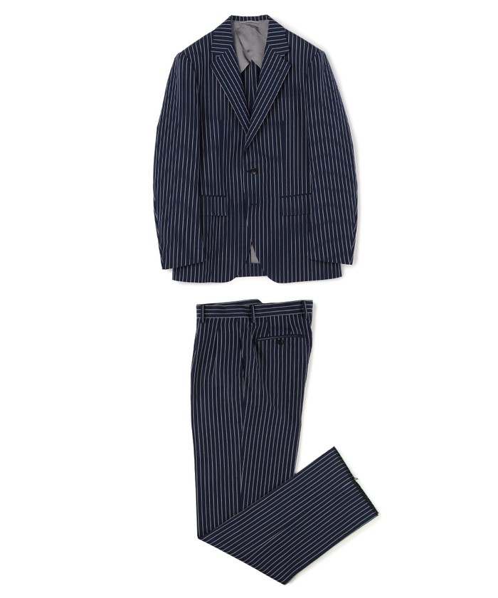 DORMEUIL×トゥモローランドのモヘアカシミヤ混ネイビースーツ www