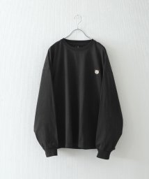 ZIP FIVE(ジップファイブ)/動物刺繍長袖ロンTシャツ/ブラック系1
