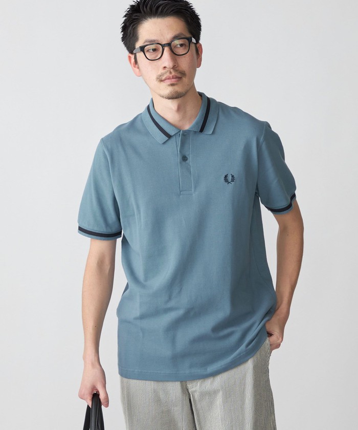 SHIPS別注】FRED PERRY: イギリス製 M2 シングルライン ポロシャツ