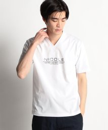 HIDEAWAYS NICOLE(ハイダウェイ ニコル)/ダブルシルケットロゴプリント半袖Ｔシャツ/91その他2